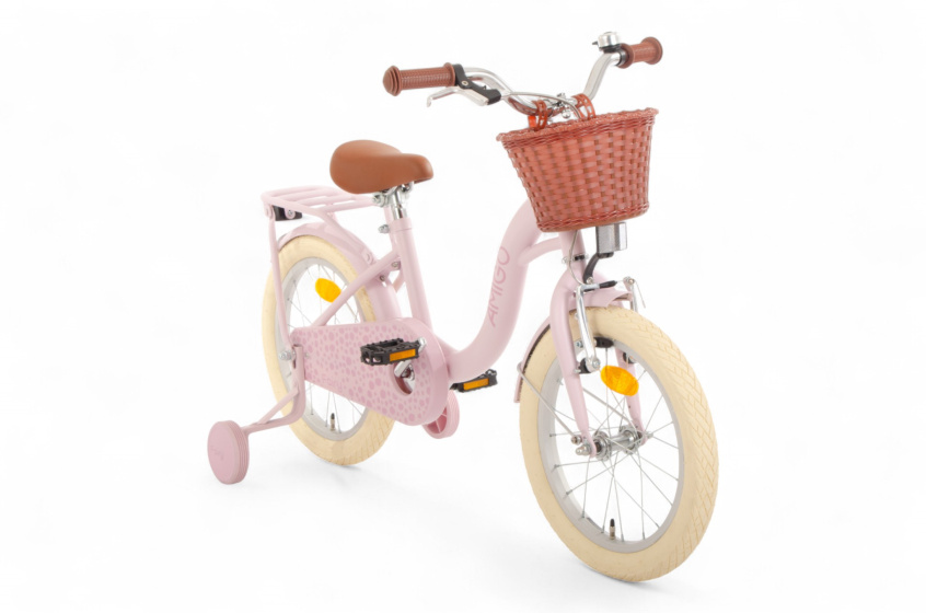 AMIGO Fairy 16 Inch Girls Coaster Brake Pink
