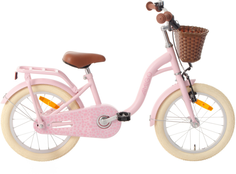 AMIGO Fairy 18 Inch Meisjes Terugtraprem Roze