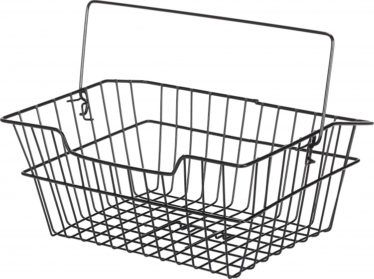 panier &agrave;&copy;lo 10 litres arri&egrave;acier noir