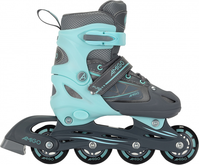inlineskates Fuse junior polypropyleen lichtblauw mt 30/33