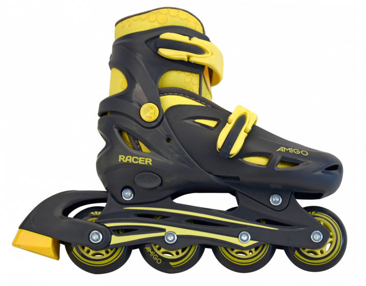 inlineskates Racer junior polypropyl&egrave;jaune mt 30/33