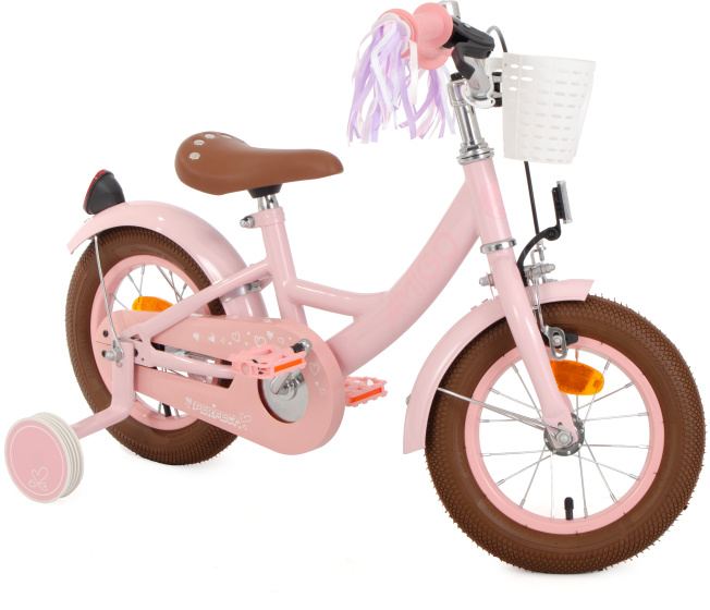AMIGO Perfect 12 Inch Girls Coaster Brake Pink