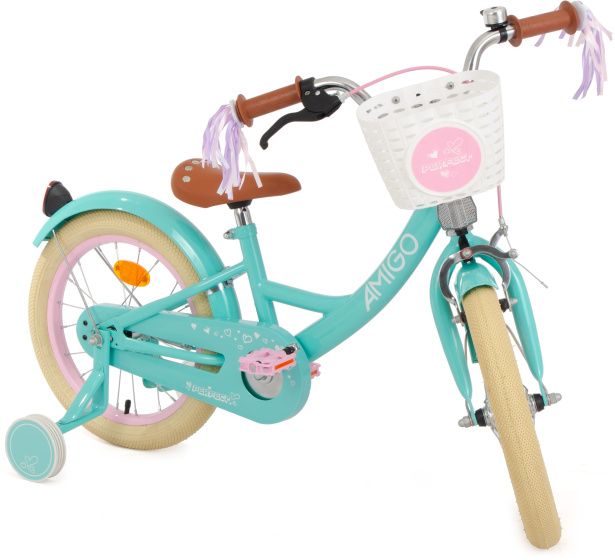 AMIGO Perfect 16 Inch 23,5 cm Girls Coaster Brake Turquoise