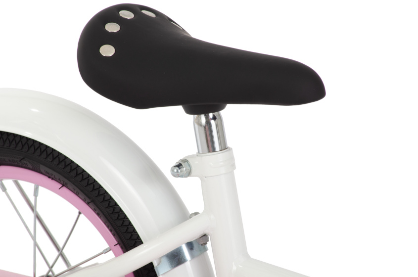 AMIGO Perfect 12 Inch Girls Coaster Brake White/Pink