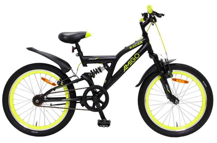 racer 20 inch 33,5 cm junior v-brakes zwart racer 20 inch 33,5 cm junior v-brakes zwart
