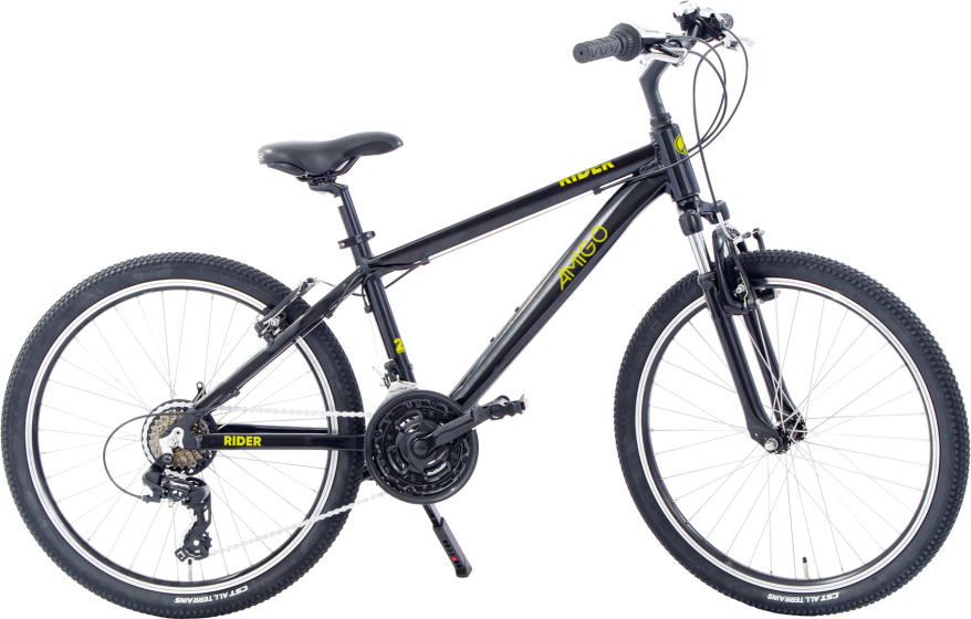 Rider 24 Pouces 36 cm Junior 21SP V-Brake Noir