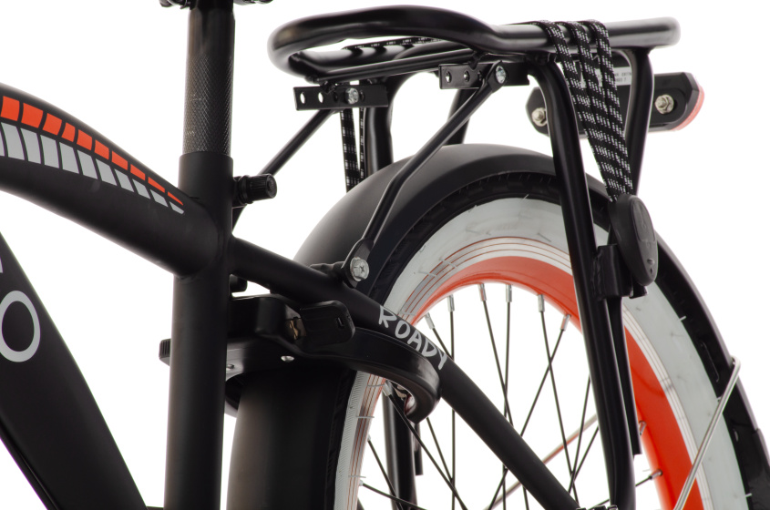 AMIGO Roady 20 Zoll Jungen Rücktrittbremse Schwarz/Orange