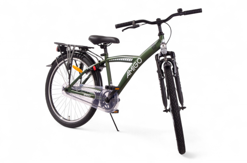 AMIGO Roady 24 Inch Boys 3SP Coaster Brake Green