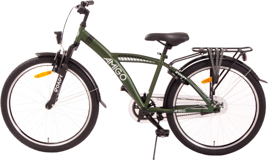 AMIGO Roady 24 Inch Jongens Terugtraprem Groen