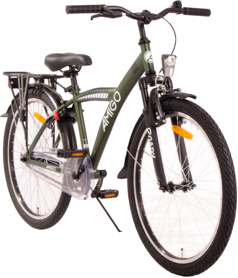 AMIGO Roady 24 Inch Jongens Terugtraprem Groen