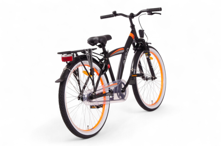 AMIGO Roady 24 Inch Boys Coaster Brake Black/Orange