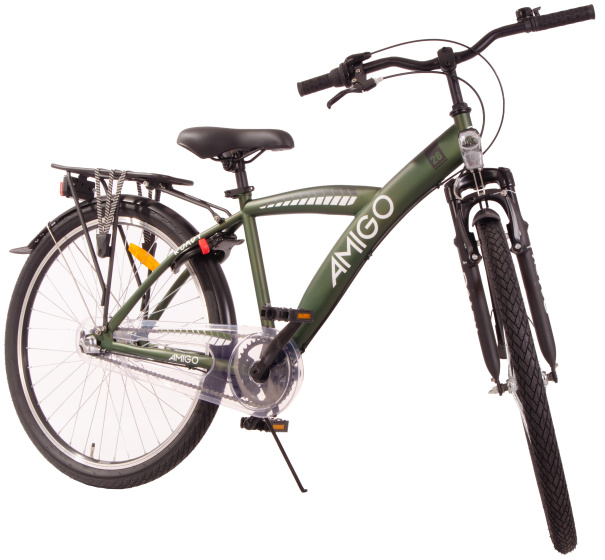 AMIGO Roady 26 Inch Jongens 3V Terugtraprem Groen