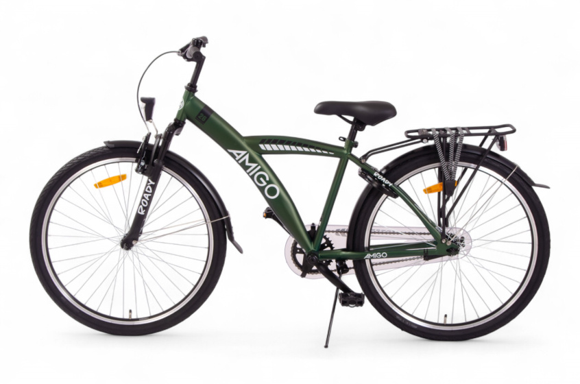 AMIGO Roady 26 Inch Boys Coaster Brake Green
