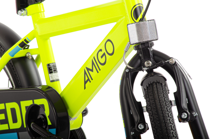 AMIGO Speeder 12 Inch Boys Coaster Brake Yellow/Black