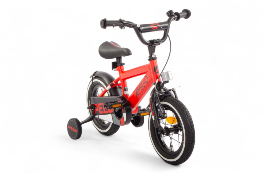 AMIGO Speeder 12 Inch Boys Coaster Brake Red/Black