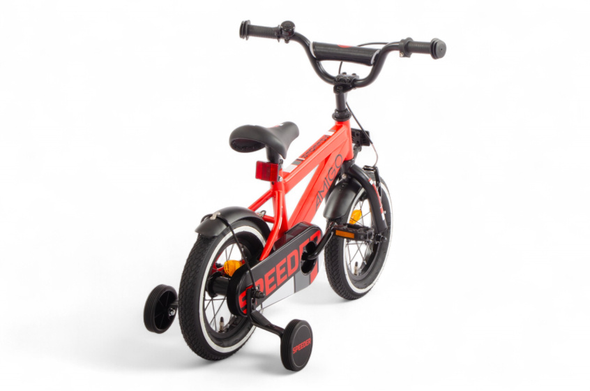 AMIGO Speeder 12 Inch Boys Coaster Brake Red/Black