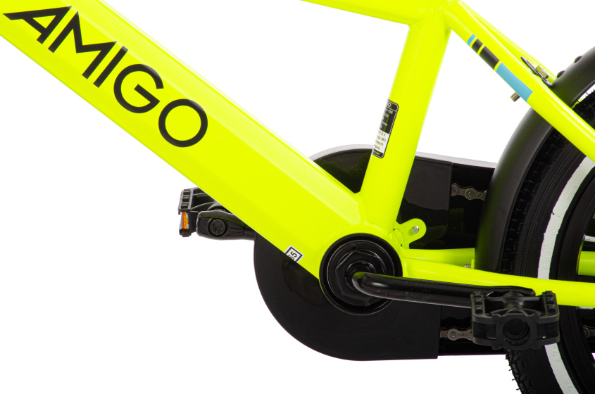 AMIGO Speeder 16 Inch Boys Coaster Brake Yellow/Black