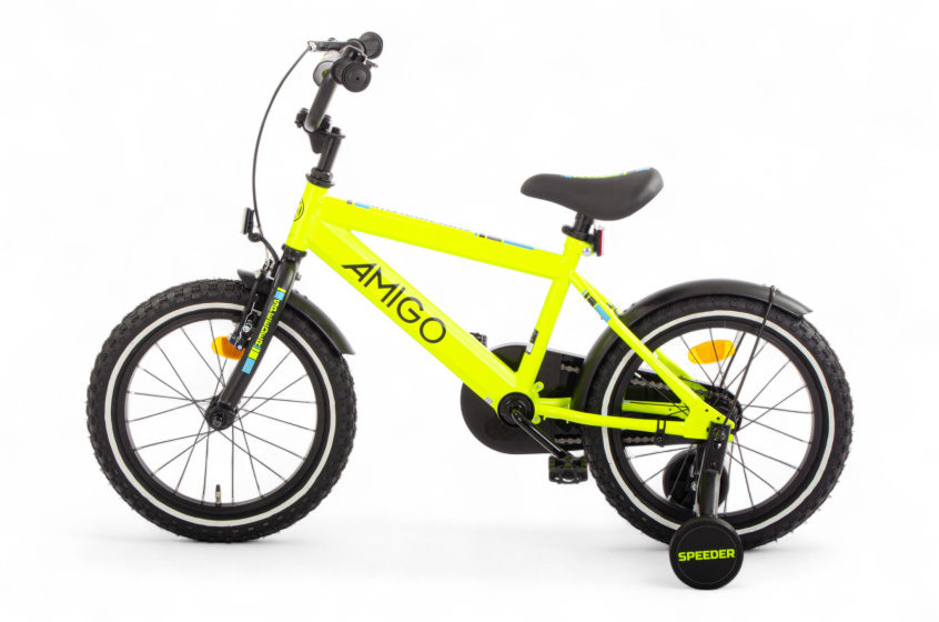 AMIGO Speeder 16 Inch Boys Coaster Brake Yellow/Black