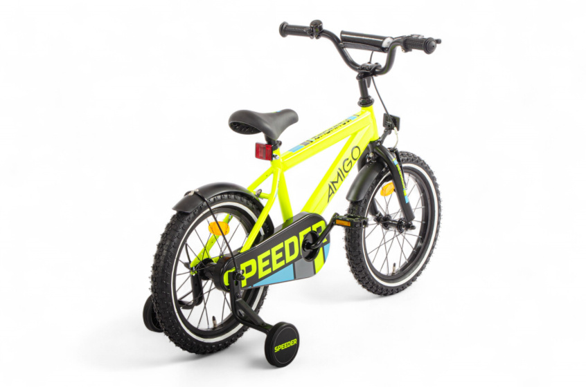 AMIGO Speeder 16 Inch Boys Coaster Brake Yellow/Black
