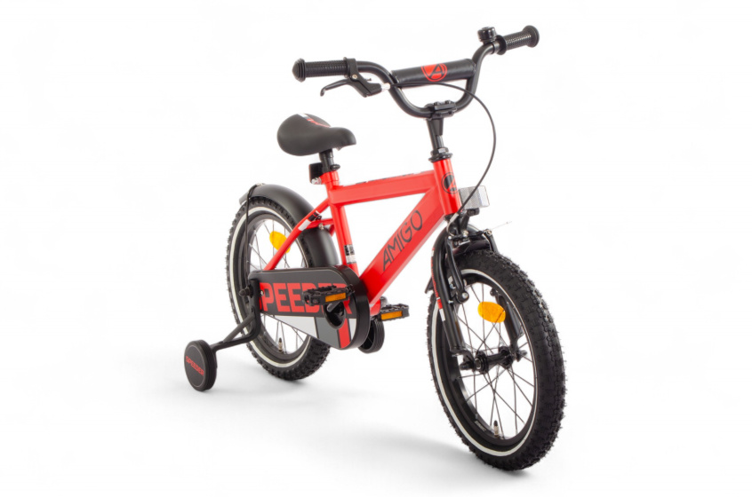 AMIGO Speeder 16 Inch Boys Coaster Brake Red/Black