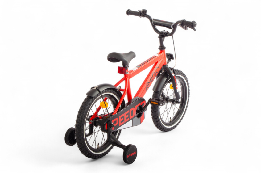 AMIGO Speeder 16 Inch Boys Coaster Brake Red/Black