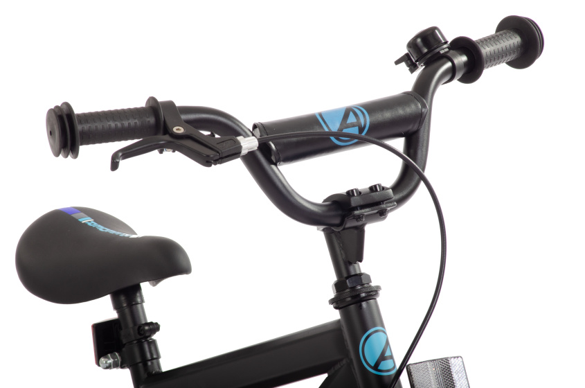 AMIGO Speeder 16 Inch Boys Coaster Brake Black/Blue