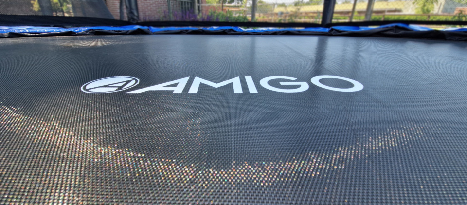 AMIGO trampoline Deluxe met veiligheidsnet 305 cm zwart