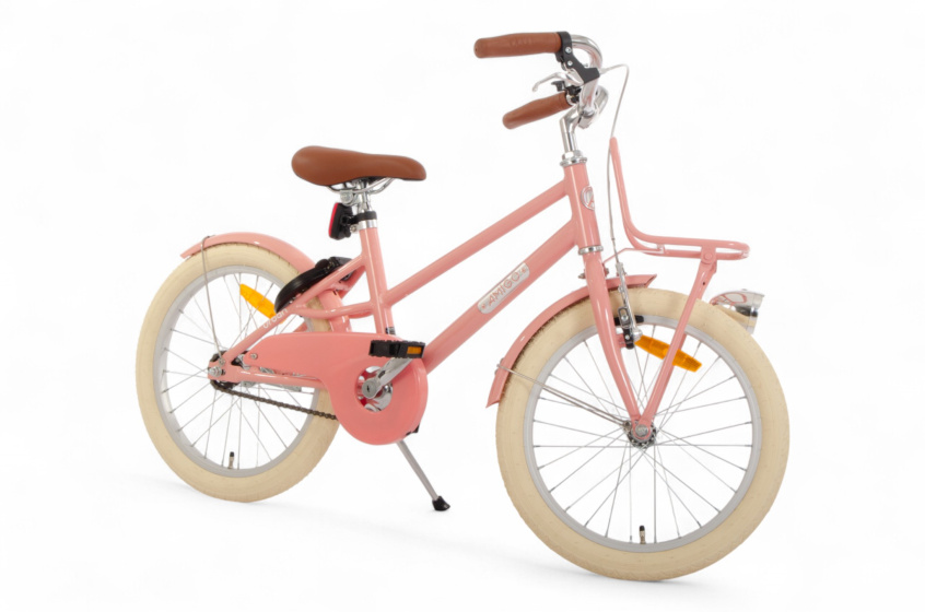 AMIGO Urban Aluminium Frame 18 Inch Girls Coaster Brake Salmon