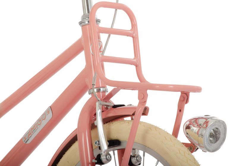 AMIGO Urban Aluminium Frame 18 Inch Girls Coaster Brake Salmon
