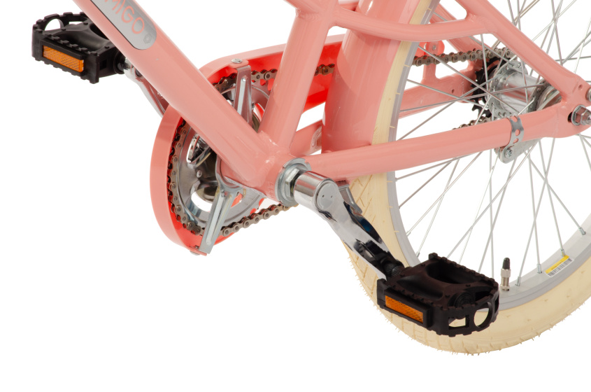 AMIGO Urban Aluminium Frame 26 Inch Meisjes Terugtraprem Zalmroze