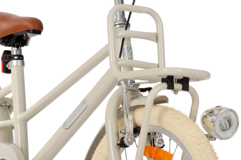 AMIGO Urban Aluminium Frame 26 Inch Meisjes Terugtraprem Zandbruin
