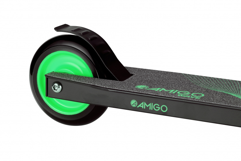 AMIGO Wave Junior Voetrem Zwart/Groen
