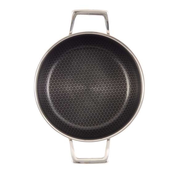 Arbaer Suppentopf Ø 24 cm mit Deckel - Wabenförmige Antihaftbeschichtung - Induktion