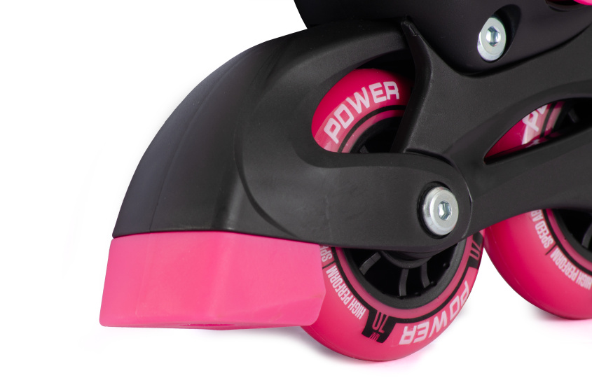 Aventuri Verstellbare Inline Skates Semi-Softboot Schwarz/Pink