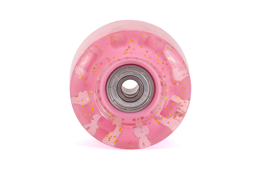 Aventuri Adjustable Roller Skates with lights Pink/Glitter