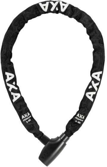 AXA Absolute 5 Chain Lock 90 cm Hardened Steel Black