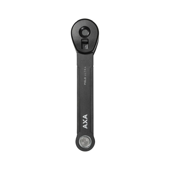 AXA Fold Ultra Vouwslot 90 cm 8 mm Gehard Staal Zwart