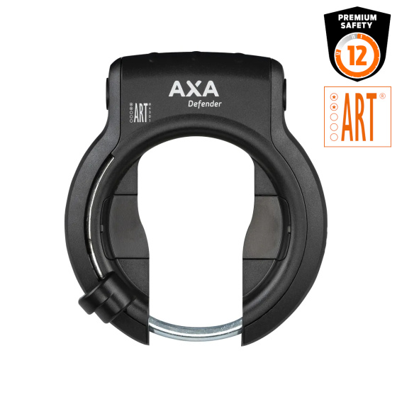 AXA Defender Ringslot ART-2 met Plug-ln Mogelijkheid Zwart