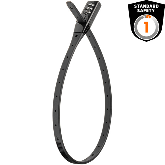 AXA Zipper Combinatieslot 10-53 Zwart