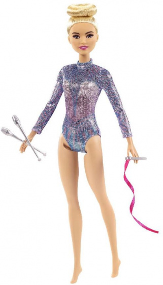 Barbie tienerpop gymnastiek meisjes 32,5 cm blauw