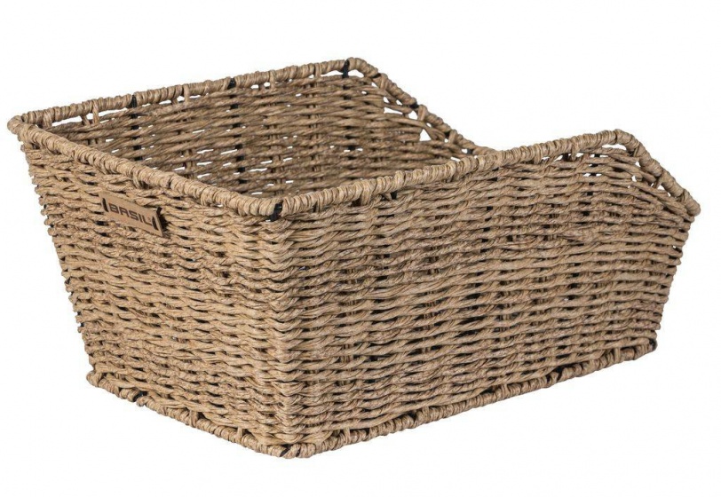 fietsmand Cento rotan look 45 liter bruin - 20018