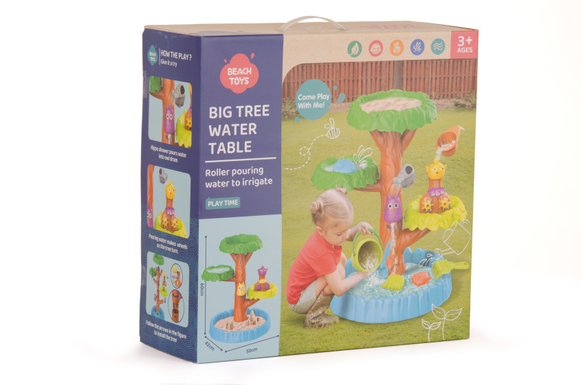 Beach Toys Sand and Water Table with Accessories 16-piece