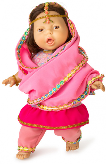 babypop Friends of The World 38 cm meisjes roze