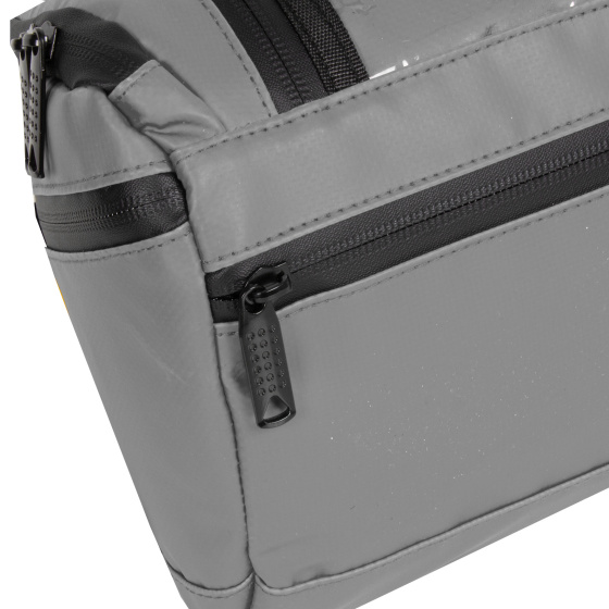 Bike Carbon Wasserabweisende Lenkertasche mit Schulter-Lenkerhalterung 5L Grau
