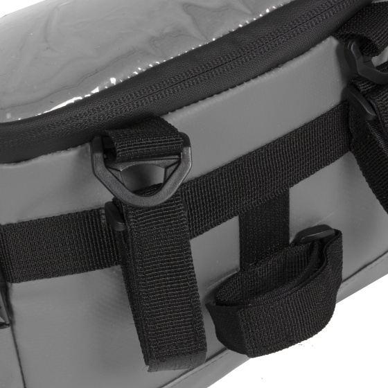 Bike Carbon Wasserabweisende Lenkertasche mit Schulter-Lenkerhalterung 5L Grau