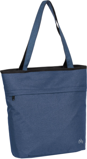 Bike Drops shopper fietstas nylon 21l navy afbeelding