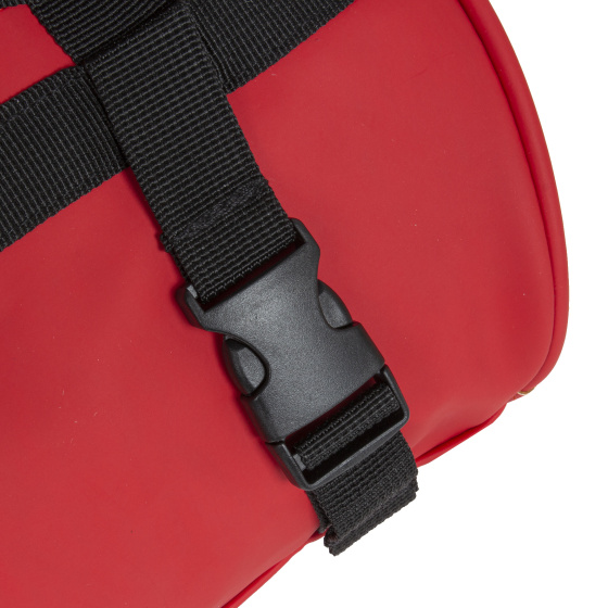 Bike Splash Water Repellent Handlebar Bag with Shoulder Handlebar Lug 3L Red