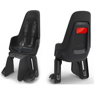 Bobike One Maxi Bicycle Seat Rear with EB-D Carrier Mount Urban Black