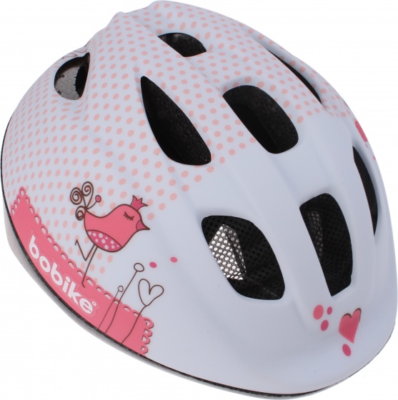 Detská prilba Bobike Sweet girls biela / ružová veľkosť 46/53