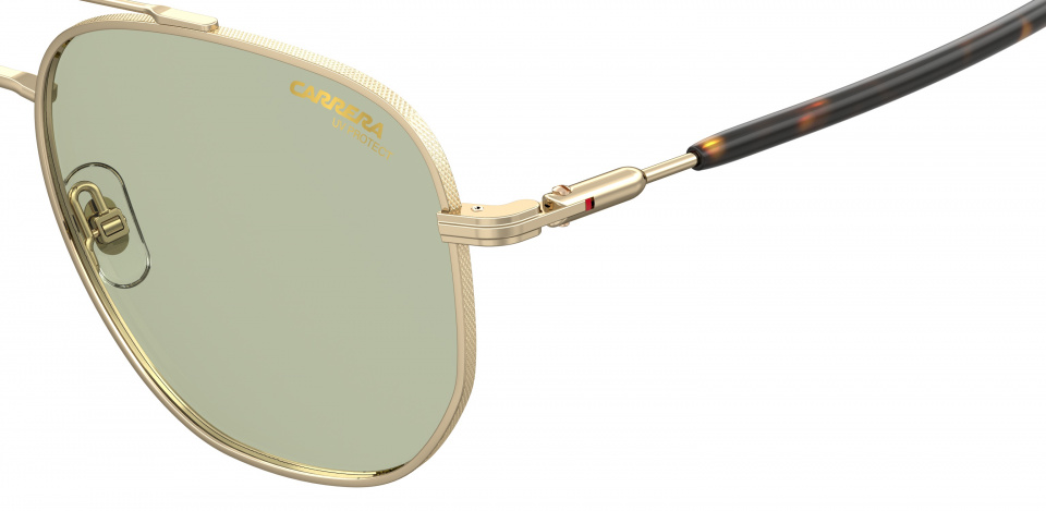 zonnebril 236/S unisex cat. 2 RVS piloot goud